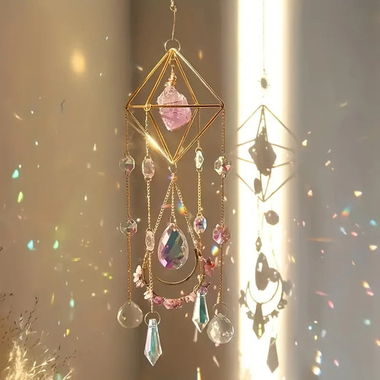 Amethyst Crystal Suncatcher